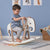 Spiel & Spaß für Kinder mit diesem schönen Holzschaukelpferd mit Elefantenmotiv